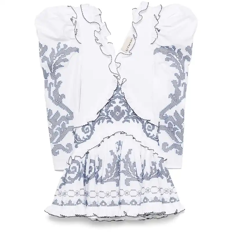 Dresses White, Blue - Alemais