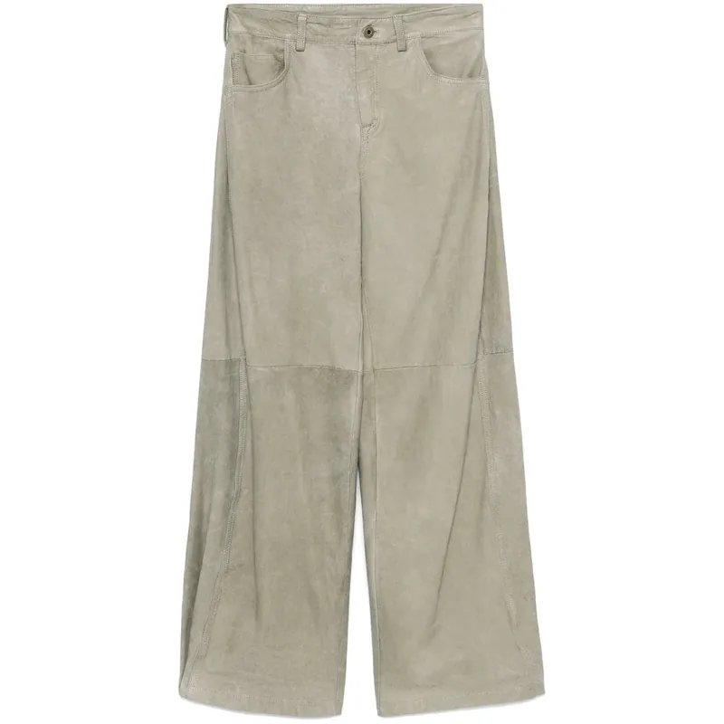 Leather Pants Green - Salvatore Santoro