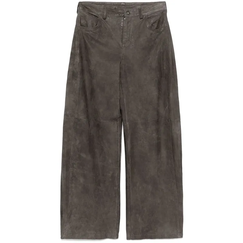 Leather Pants Gray - Salvatore Santoro