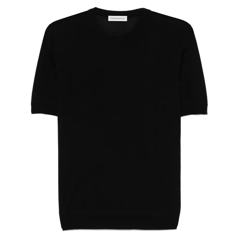 T Shirts Black - Goes Botanical