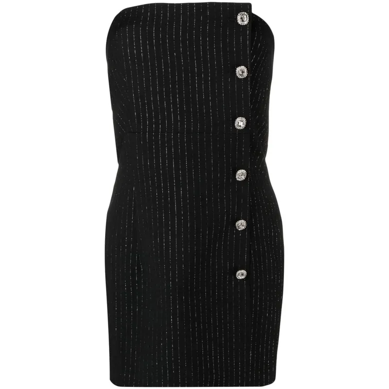 Dresses Black, Silver - Alessandra Rich
