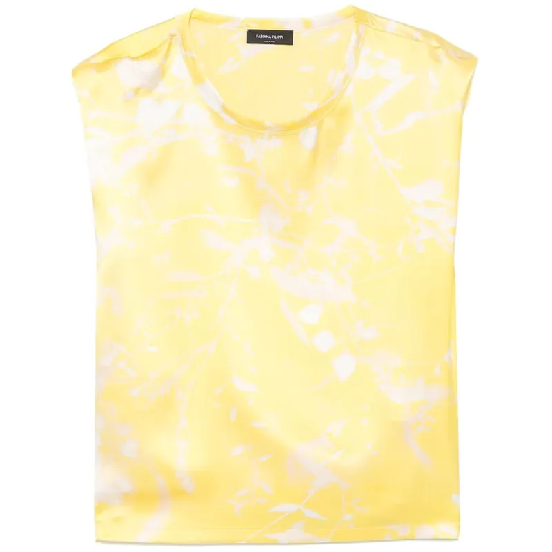 Tops Yellow, White - Fabiana Filippi