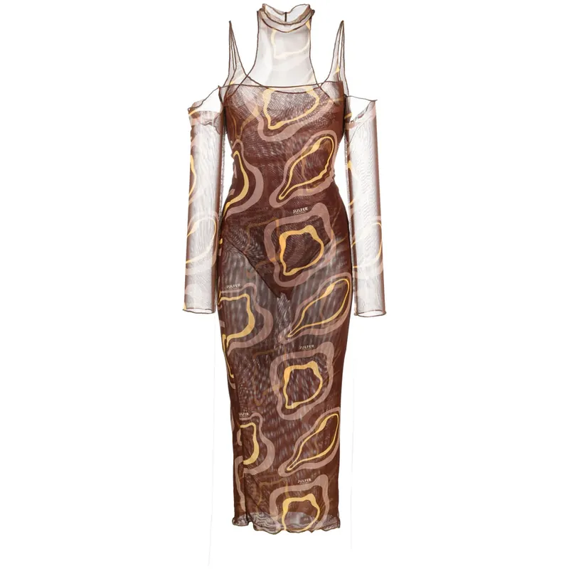 Dresses Brown, Yellow - Julfer