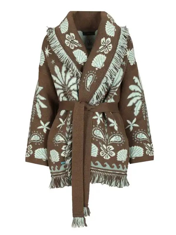 Echoes Of The Island Knitwear Brown - Alanui