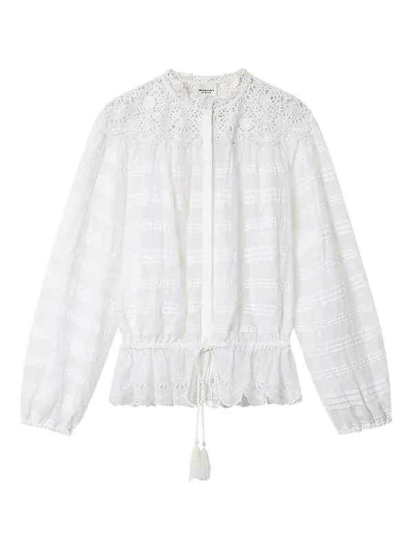 Polly Blouse With Embroidery - Isabel Marant ÉToile