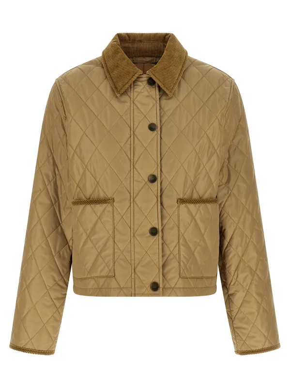 Tal Puffer Jackets Beige - Burberry