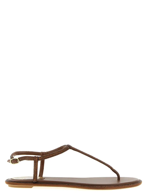 Diana Sandals Brown - René Caovilla