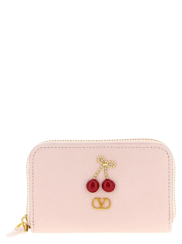 Cherryfic Wallets And Card Holders Pink - Valentino Garavani