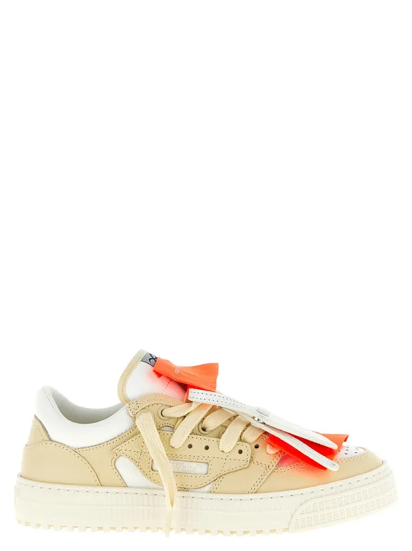 3.0 Court Low Top Sneakers Beige - Off-White