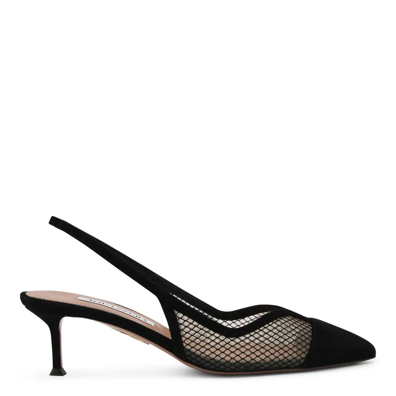 With Heel Black - Aquazzura