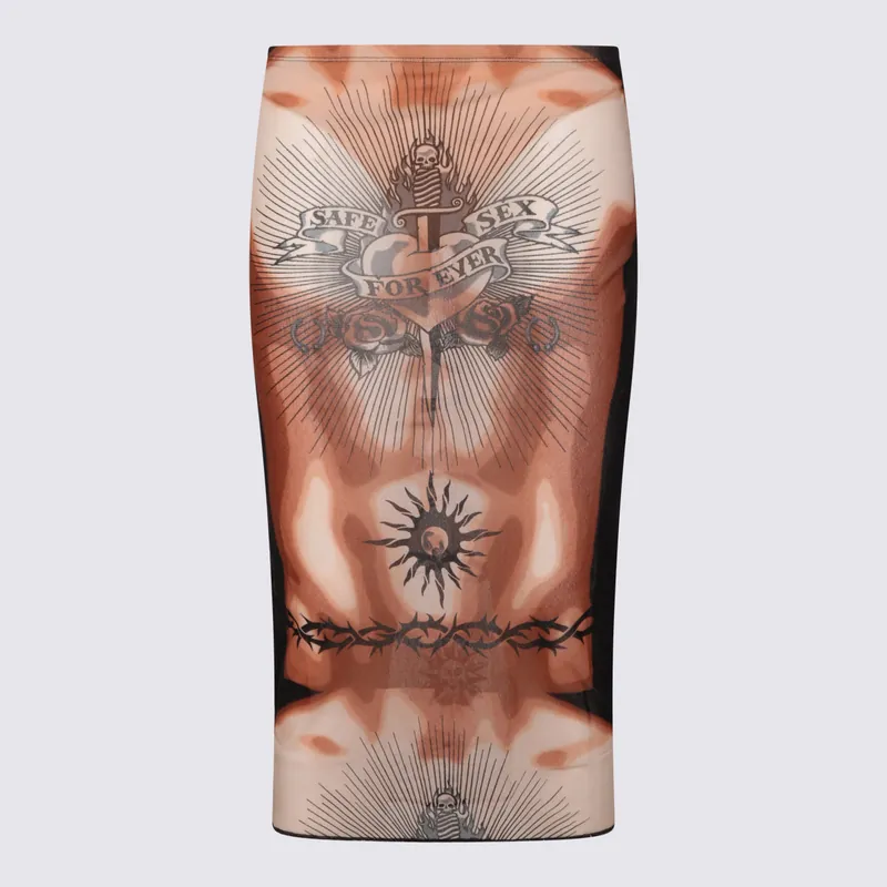 Skirts Nude/Brown/Black - Jean Paul Gaultier