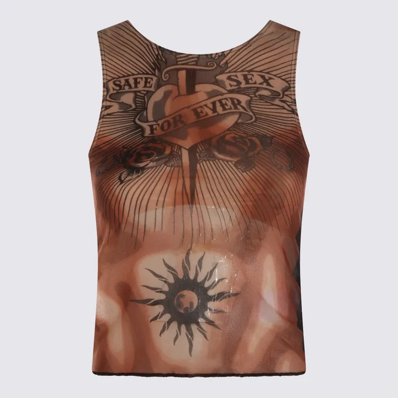 Top Nude/Brown/Black - Jean Paul Gaultier