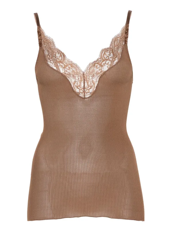 Lace Silk Top - Saint Laurent