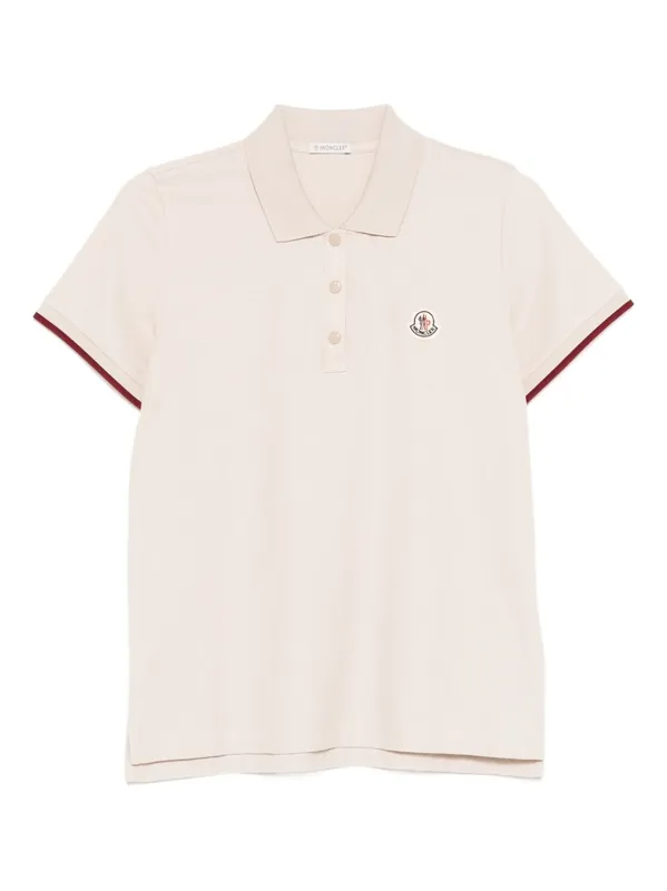 Logo Cotton Polo Shirt - Moncler