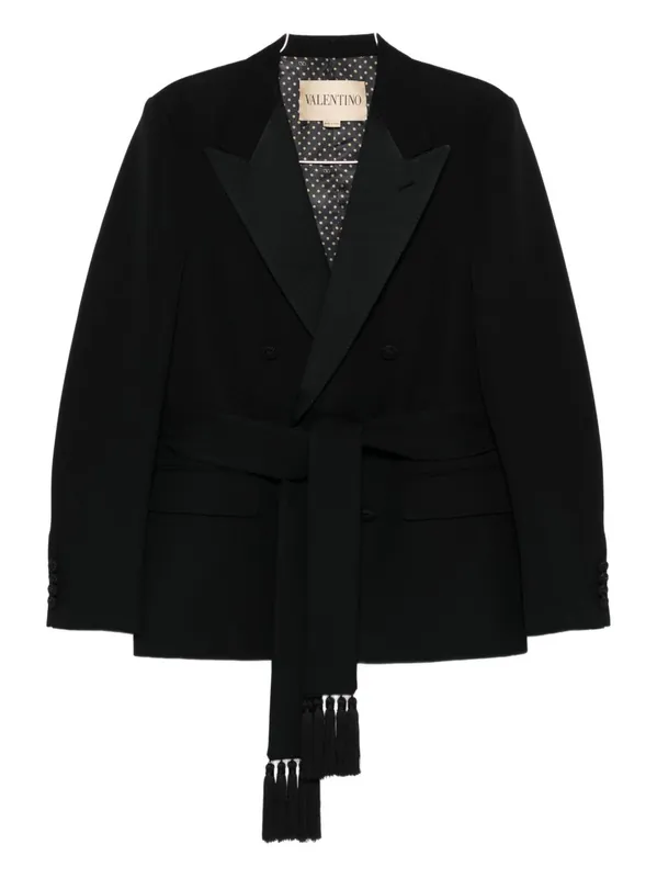 Wool Double-Breasted Jacket