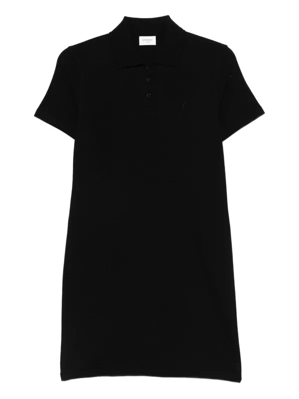 Cotton Polo Dress - Saint Laurent