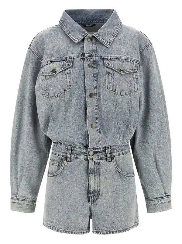 Long-Sleeved Playsuit