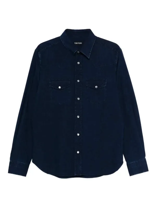 Shirt With Chest Pocket - Tom Ford