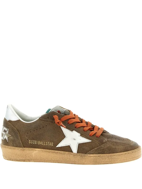 Ball Star Leather Sneakers - Golden Goose