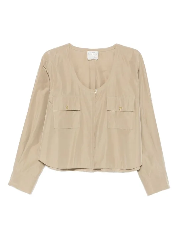 Cotton Blend Blouse - Forte_Forte