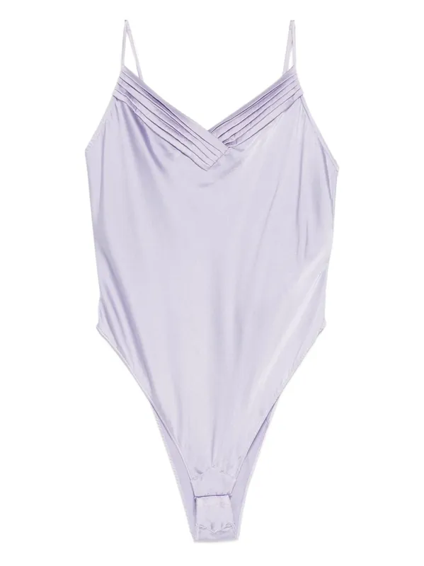 Silk Satin Bodysuit - Forte_Forte