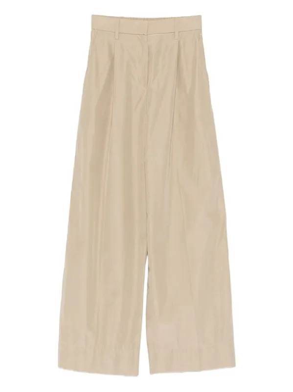 Cotton Blend Trousers - Forte_Forte