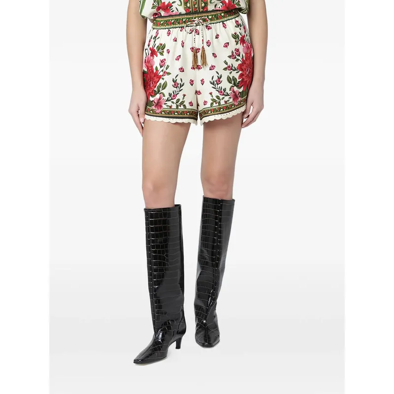 Shorts Neutral, Red - Farm Rio