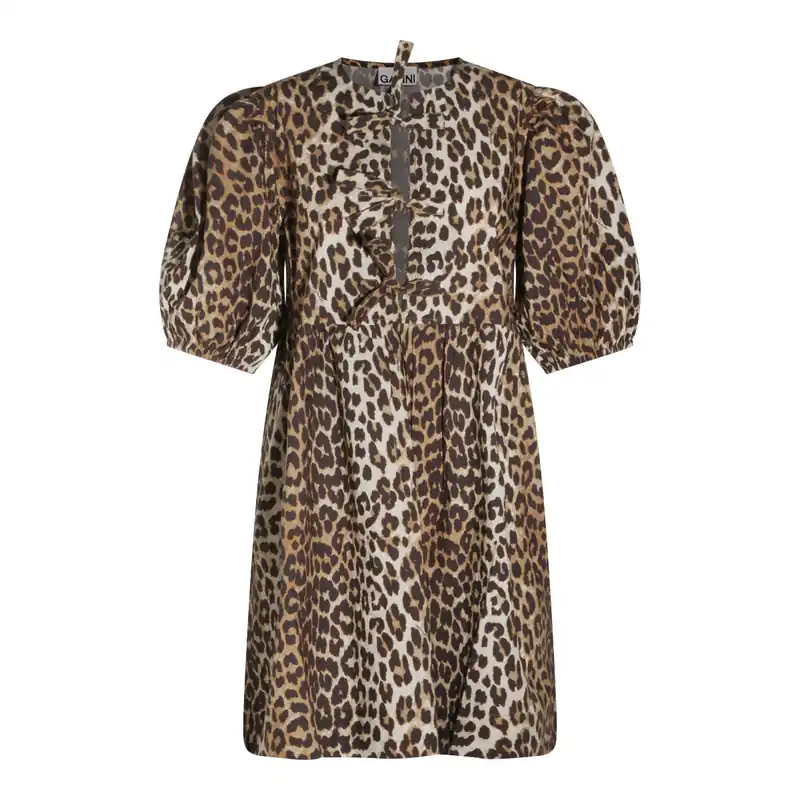Dresses Leopard - Ganni