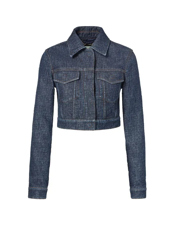 Padded Denim Jacket - Fendi
