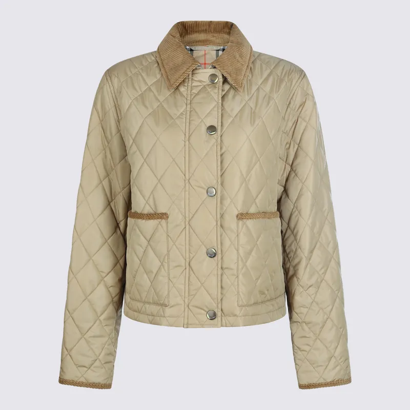 Coats Flax/Sand Ip Check - Burberry