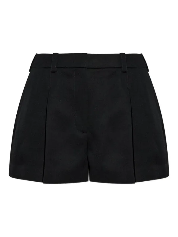 Wool Pleated Shorts - Givenchy