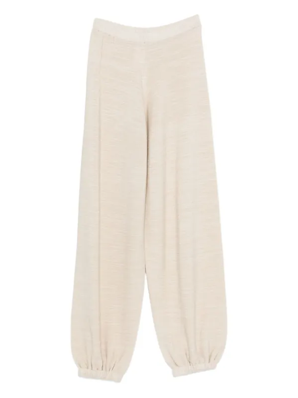 Wool And Cotton Trousers - Fabiana Filippi