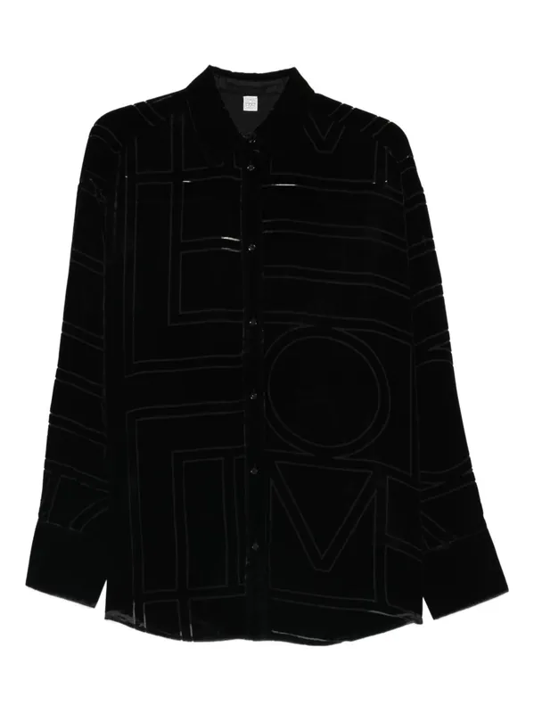 Monogram Pajama Shirt - Toteme