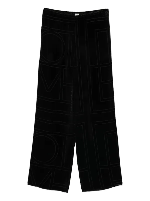Monogram Pajama Trousers - Toteme