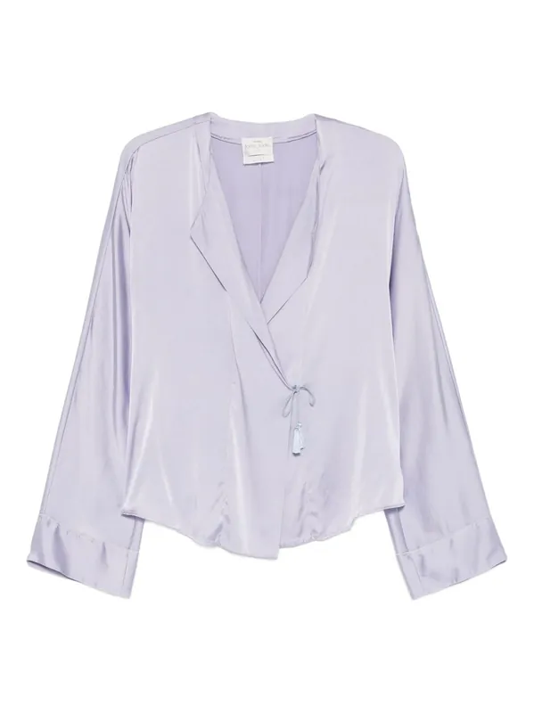 Silk Satin Shirt - Forte_Forte