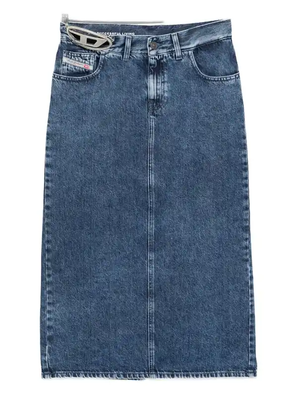 Denim Midi Skirt - Diesel