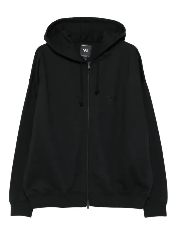 Brushed Terry Zip-Up Hoodie