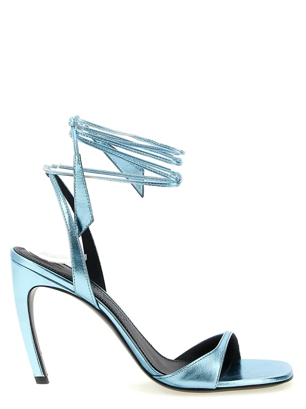 Ora Sandals Light Blue - The Attico