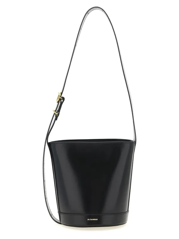 Cannolo Shoulder Bags Black - Jil Sander