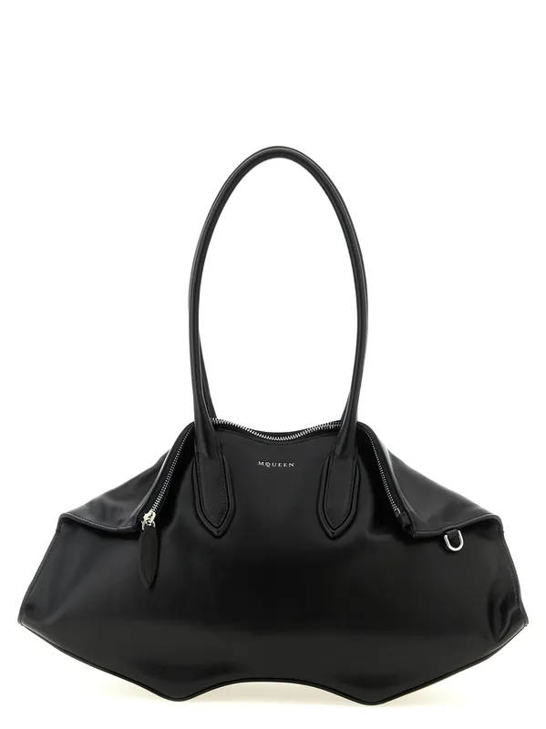 Manta Shoulder Bags Black - Alexander McQueen