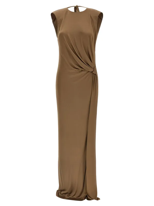 Red Carpet Dresses Beige - Elisabetta Franchi
