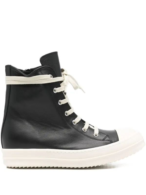 Leather Sneakers - Rick Owens