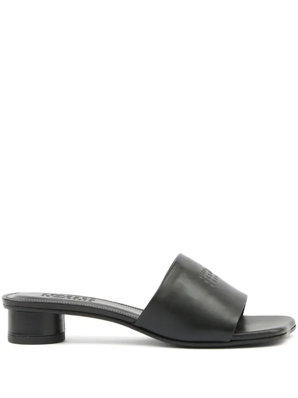 Leather Slides - MM6 Maison Margiela