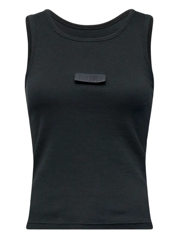 Logo Cotton Tank Top - MM6 Maison Margiela