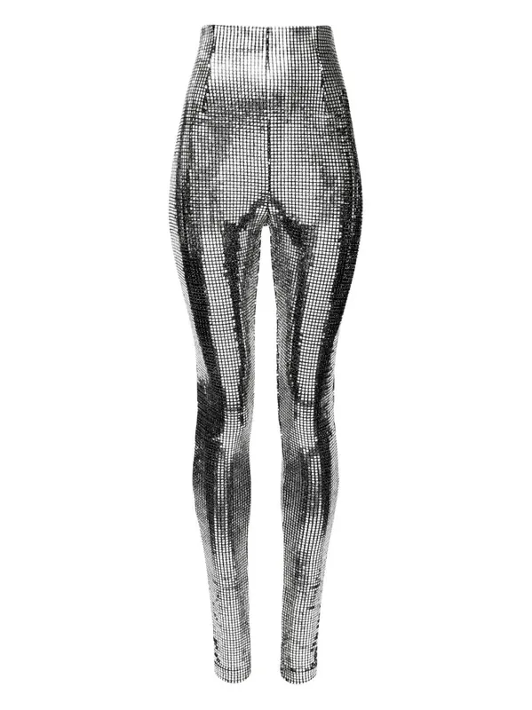 Metallized Leggings - MM6 Maison Margiela