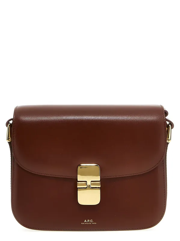 Grace Small Crossbody Bags Brown - A.P.C.