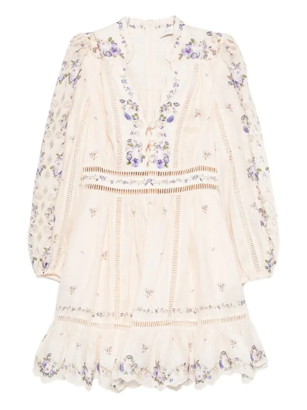 Patience Linen Mini Dress - Zimmermann