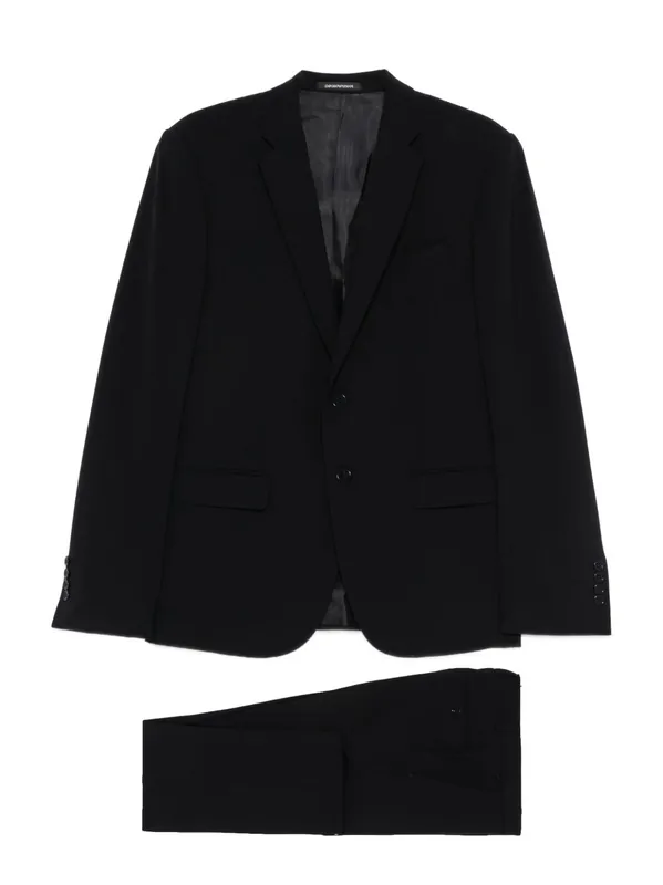 Wool Single-Breasted Suit