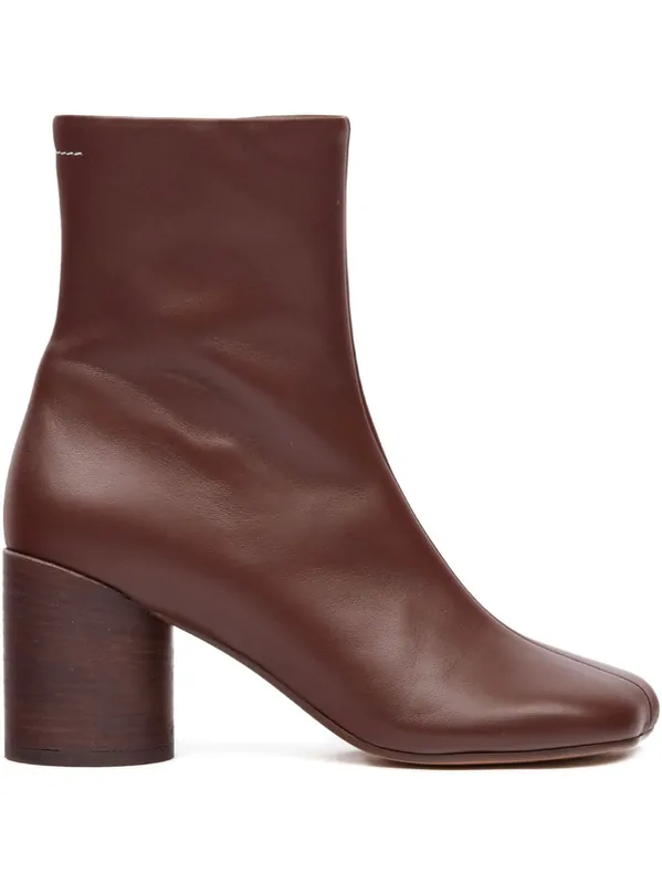 Anatomic Leather Ankle Boots - MM6 Maison Margiela