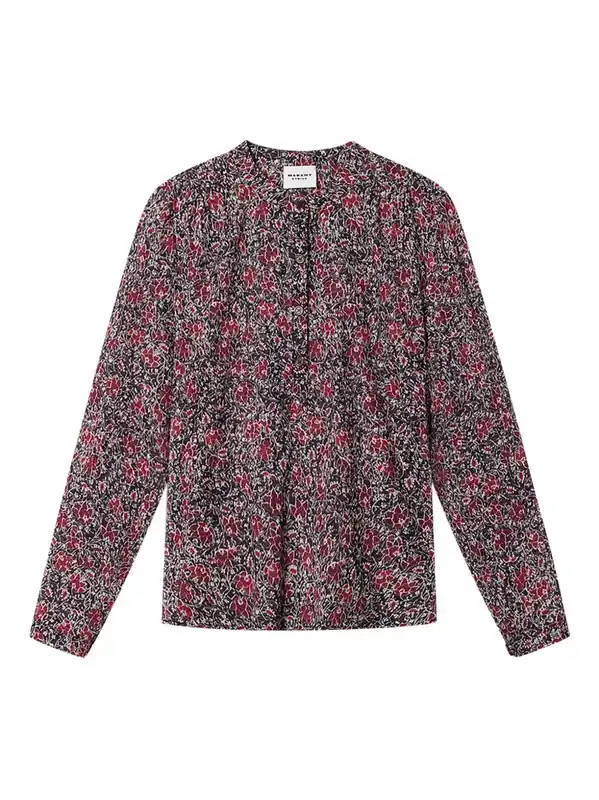 Maria Cotton Voile Floral Print Blouse - Isabel Marant ÉToile